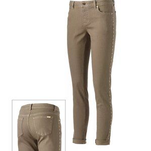 Women's Jennifer Lopez Studded Skinny Jeans Size 10